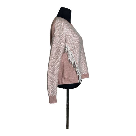Madewell Blush Pink Argyle Southwest Pullover Sweater Size XXS - Picture 2 of 10